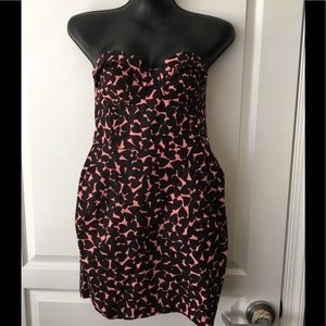 🟣 Strapless H&M Dress Size 10